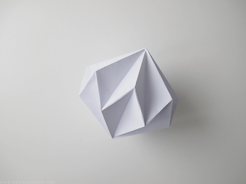 3D Paper Diamonds - Make